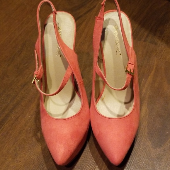 CLOSING FEB 10! Orange Shoedazzle heels NEVER WORN - Picture 3 of 7